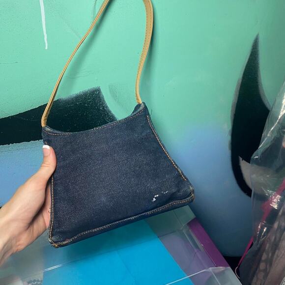 Y2k embroidered denim mini purse - Picture 3 of 4